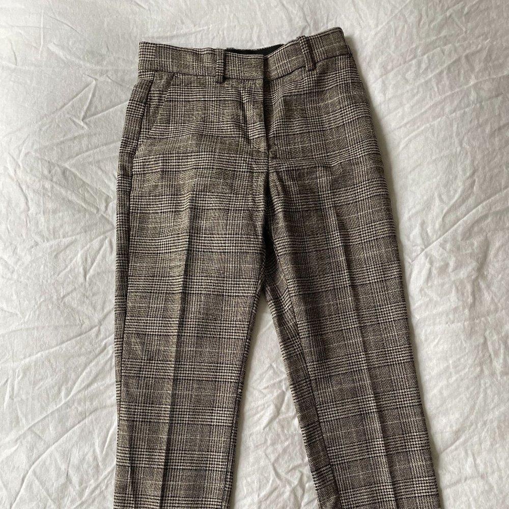 H&M Houndstooth Brown and Grey Womens Dress Pants Size 6